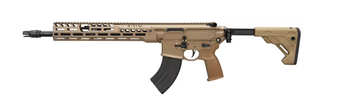 Sig Sauer MCX Spear LT 16" 7.62x39 28rd AR-15 Rifle, FDE - RMCX-762R-16B-IR