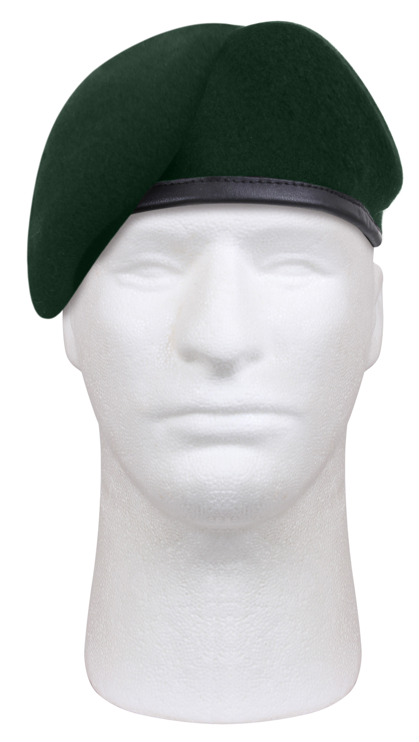 Rothco G.I. Type Inspection Ready Beret - Green, Head Size 7 3-4