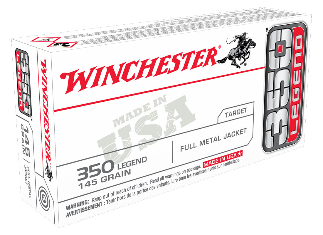 Winchester USA White Box .350 Legend 145 gr 20 Rounds Ammunition - USA3501