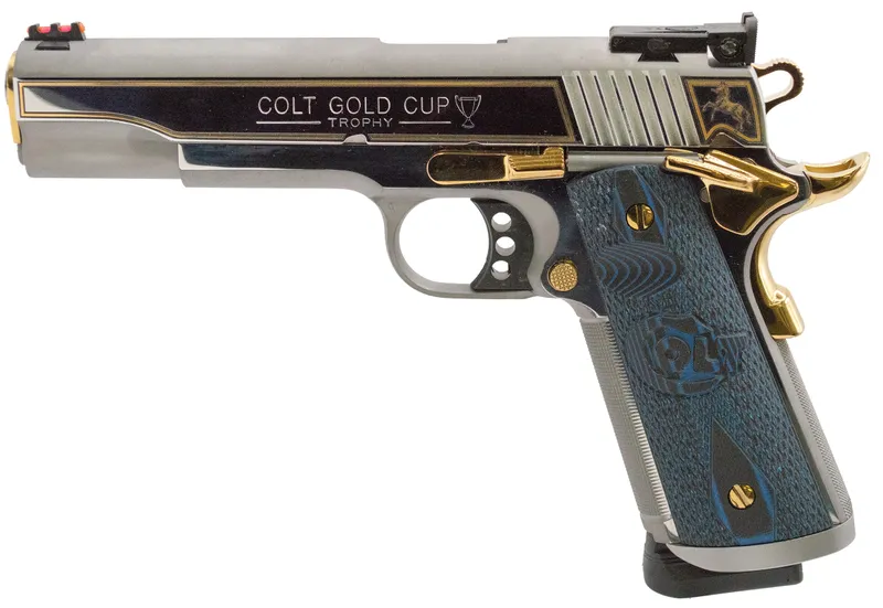 Colt Gold Cup Trophy 9mm Elite Polished Stainless Gold