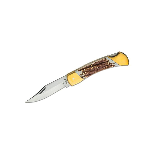 Uncle Henry Next Gen Papa Bear Folding Knife Clip Point, Brown