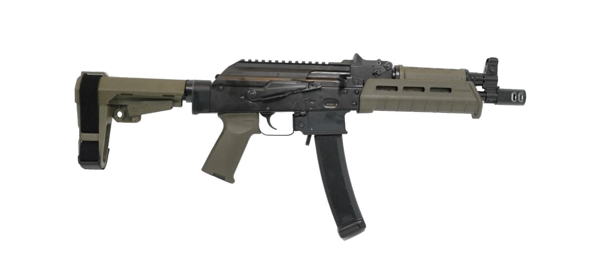 PSA AK-V 9mm MOE SBA3 Pistol, ODG