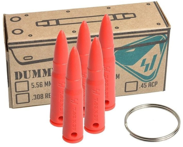 Strike Industries Dummy Rounds w/Key Ring 7.62X39 mm Red One Size