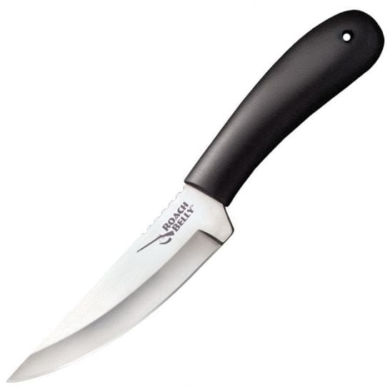 Cold Steel Roach Belly Trailing Point Fixed Knife, 4.5", Black - 20RBC