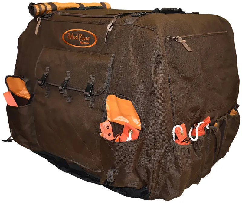 Mud River Dixie Brown Insulated Kennel Cover L-Extended