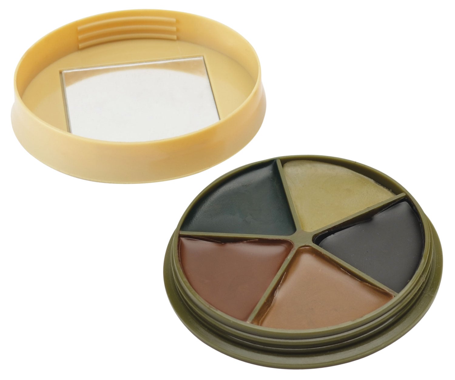 HME 5-Color Face Paint Kit w/ Mirror, Camo Case Cover - HME-CMOFP5