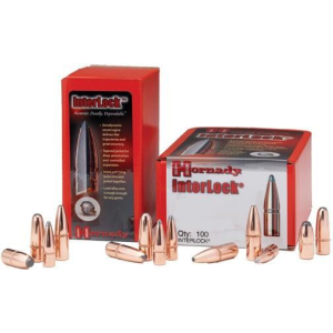 Hornady InterLock Bullets .30 cal .308" 220 gr RN 100/ct