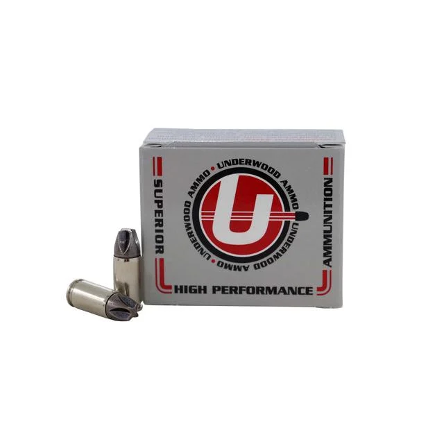 Underwood Hunting Self Defense Handgun Ammunition 9mm Luger(+P) 90gr 1475 fps 20/ct