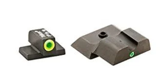 Green Tritium Lime Green Lumi Outline/Green Single Dot for S M Shield