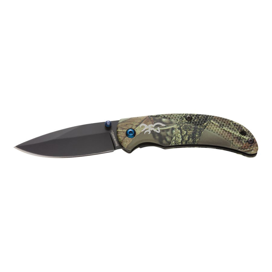Browning Prism 3 Folding Knife Drop Point Camo - Tactical - 3220344