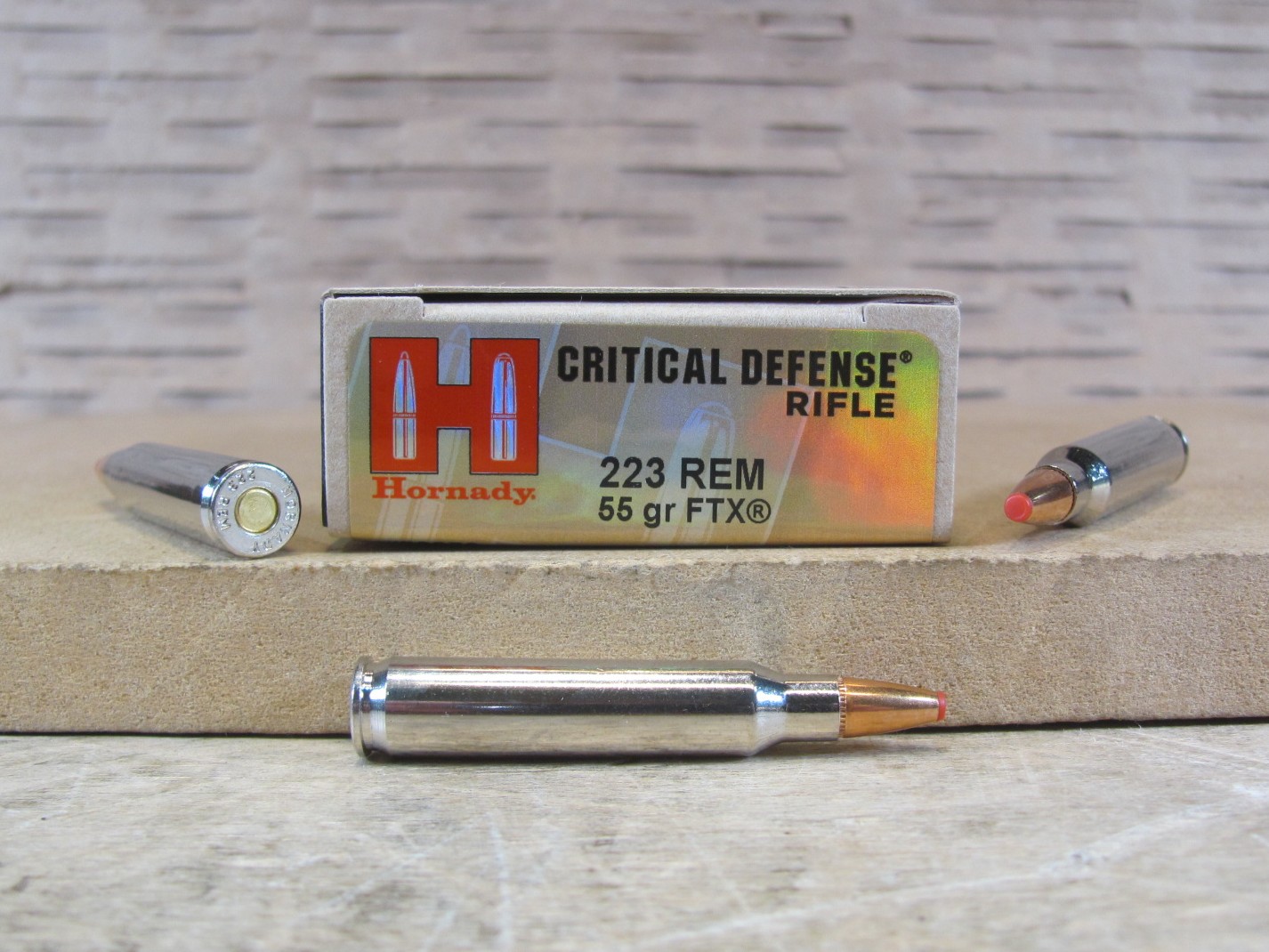 20 Round Box – 223 Rem 55 Grain FTX Hornady Critical Defense Rifle Ammo – 80270