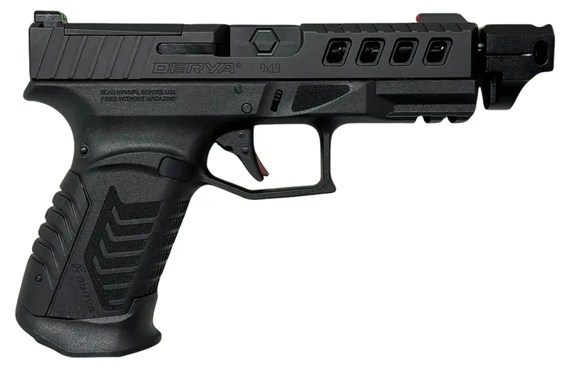 Derya(R) - DY9.COMP.US - DY9 Comp 9mm 4.64" Semi Auto 15+1 Black Pistol
