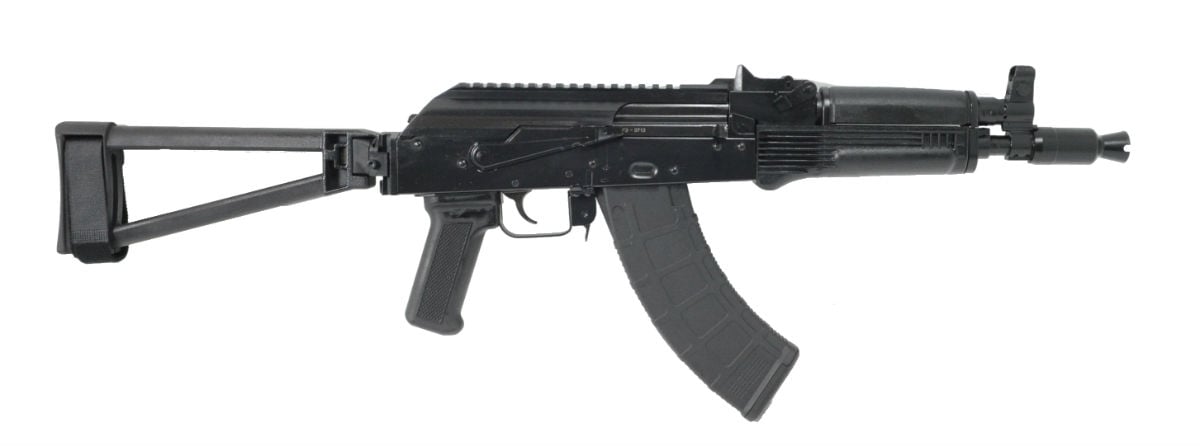 PSA AK-P GF3 Classic Triangle Side Folding Pistol, Black