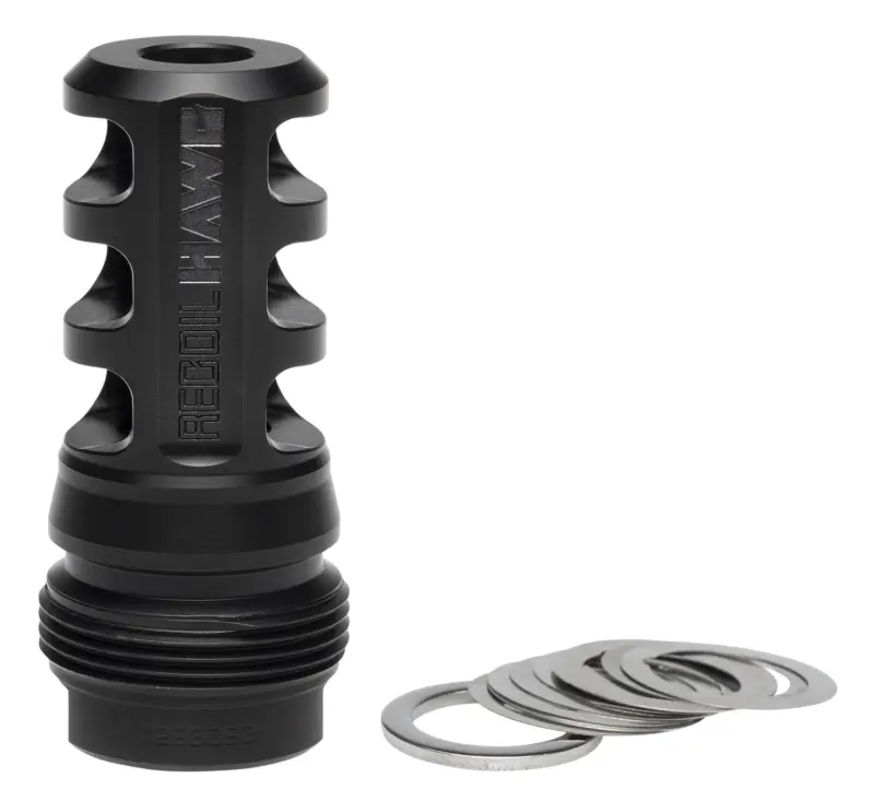Browning 001293093 Xeno Recoil Hawg Black Matte Stainless Steel M13x0.75 Threads 2.20" OAL