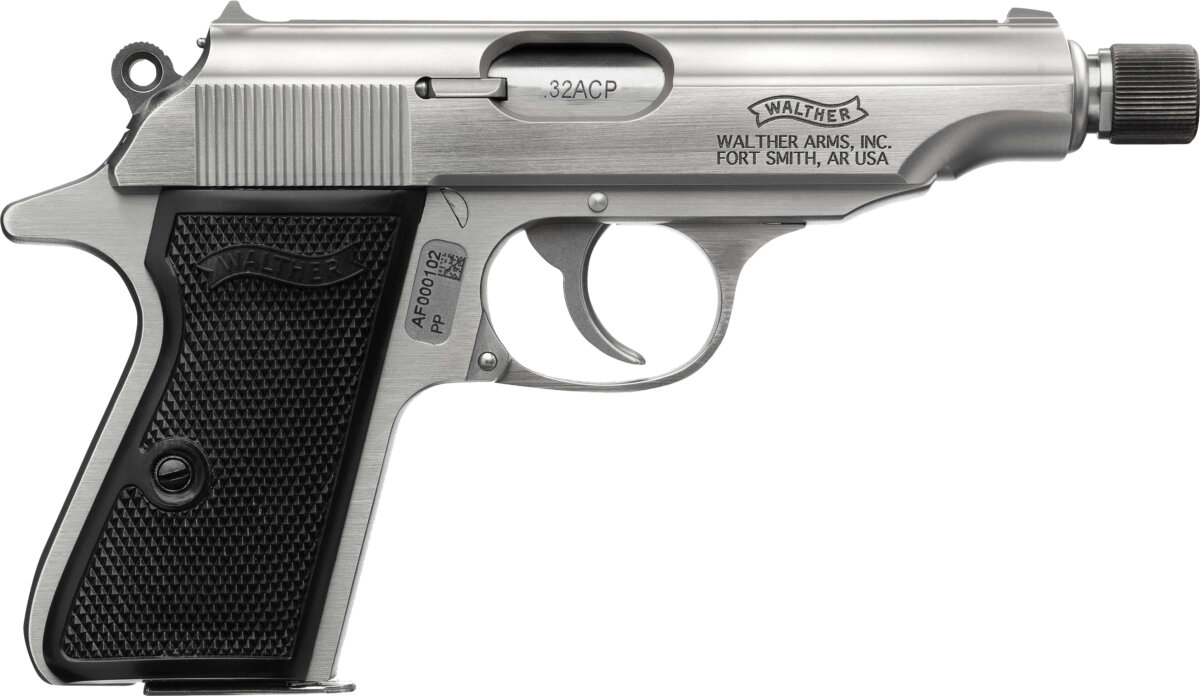 Walther Arms Inc WAI PP 32AP PST SS TB 8RD