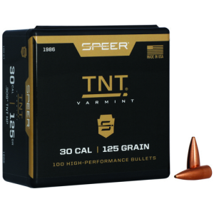 SPEER AMMO Reloading Bullets TNT HP 30 Caliber 125 Grain 100rd