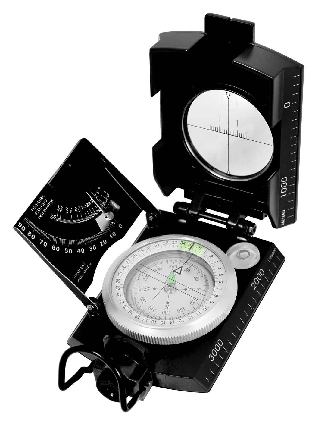Rothco Deluxe Marching Compass - Black