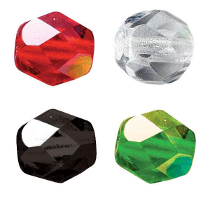 Top-Brass-Fishing-Products Top Brass 8mm Glass Beads Chartreuse 20pk