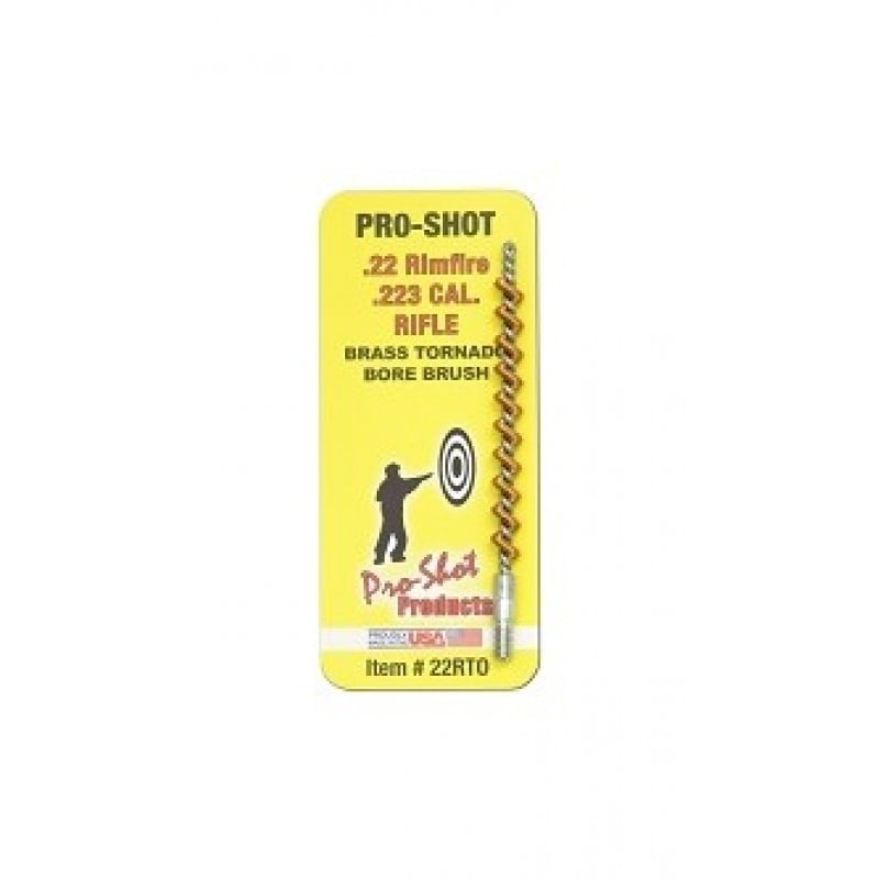 Pro-Shot .22 Rim Fire  & .22 Center Fire  Tornado Bore Brush 22-RT0