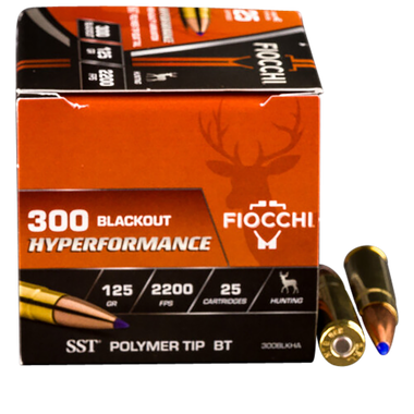 Fiocchi 300BLKHA Hyperformance 300 Blackout 125 gr Super Shock Tip