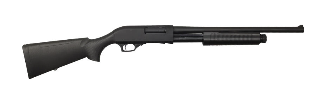 TOKAREV TX1 12 18.5" 12 Ga Pump Action Shotgun w/ Cylinder Bore, Black