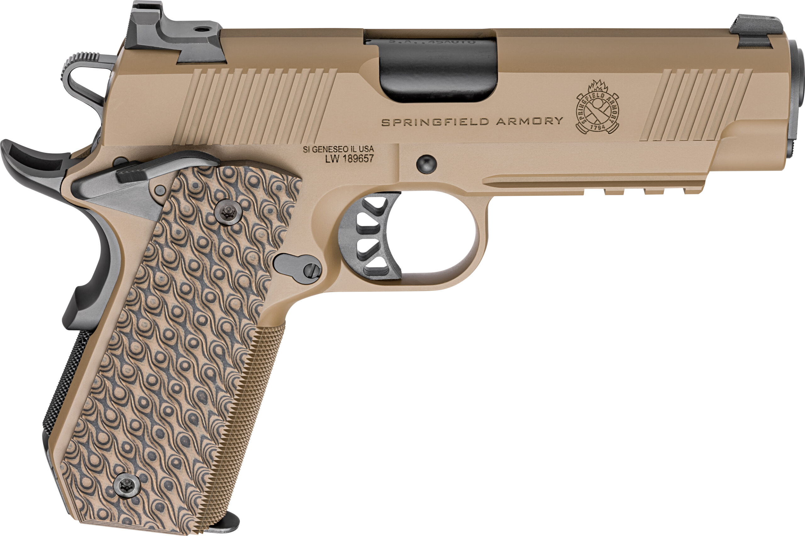 Springfield Armory 1911 TRP .45 ACP Pistol - Coyote Brown