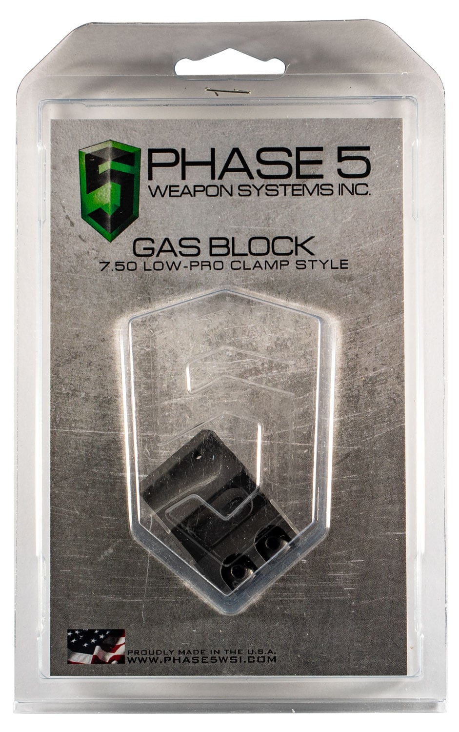 Phase 5 AR-15 Gas Block .750 Low Profile Clamp Style