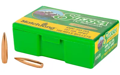 SIERRA MATCHKING .243 107GR 100CT