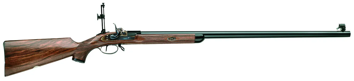 Taylors Company 210065 Gibbs Pedersoli 45 Cal Percussion 32.31" Blued Single Shot Steel Barrel, Color Case Hardened Steel Receiver, Fixed Checkered Walnut Stock