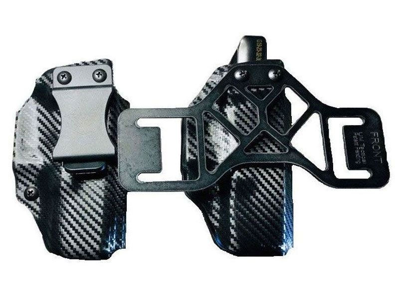 UM Tactical Qualifier Ruger LCP LH IWB/OWB Holster, Black - QU-RUG-LCP-LH