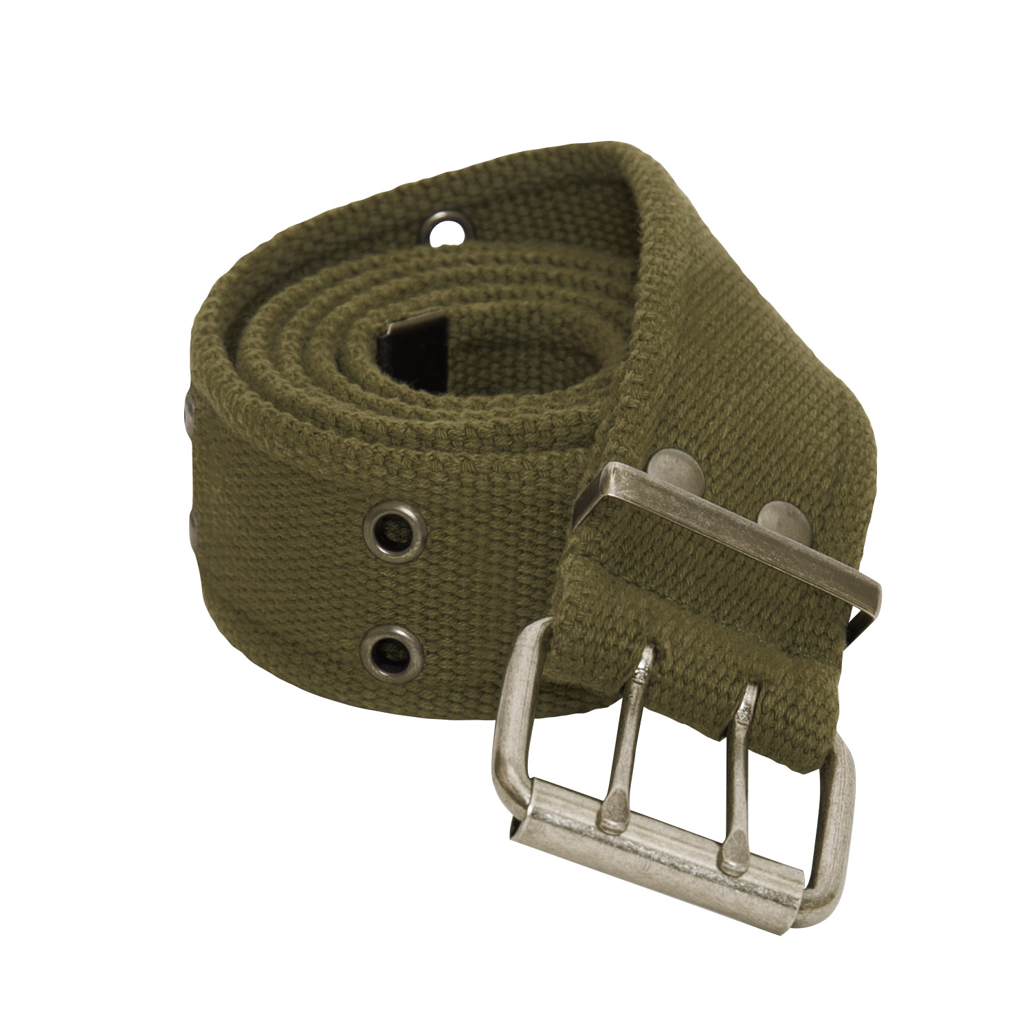 Rothco Vintage Double Prong Buckle Belt - Olive Drab, X-Large
