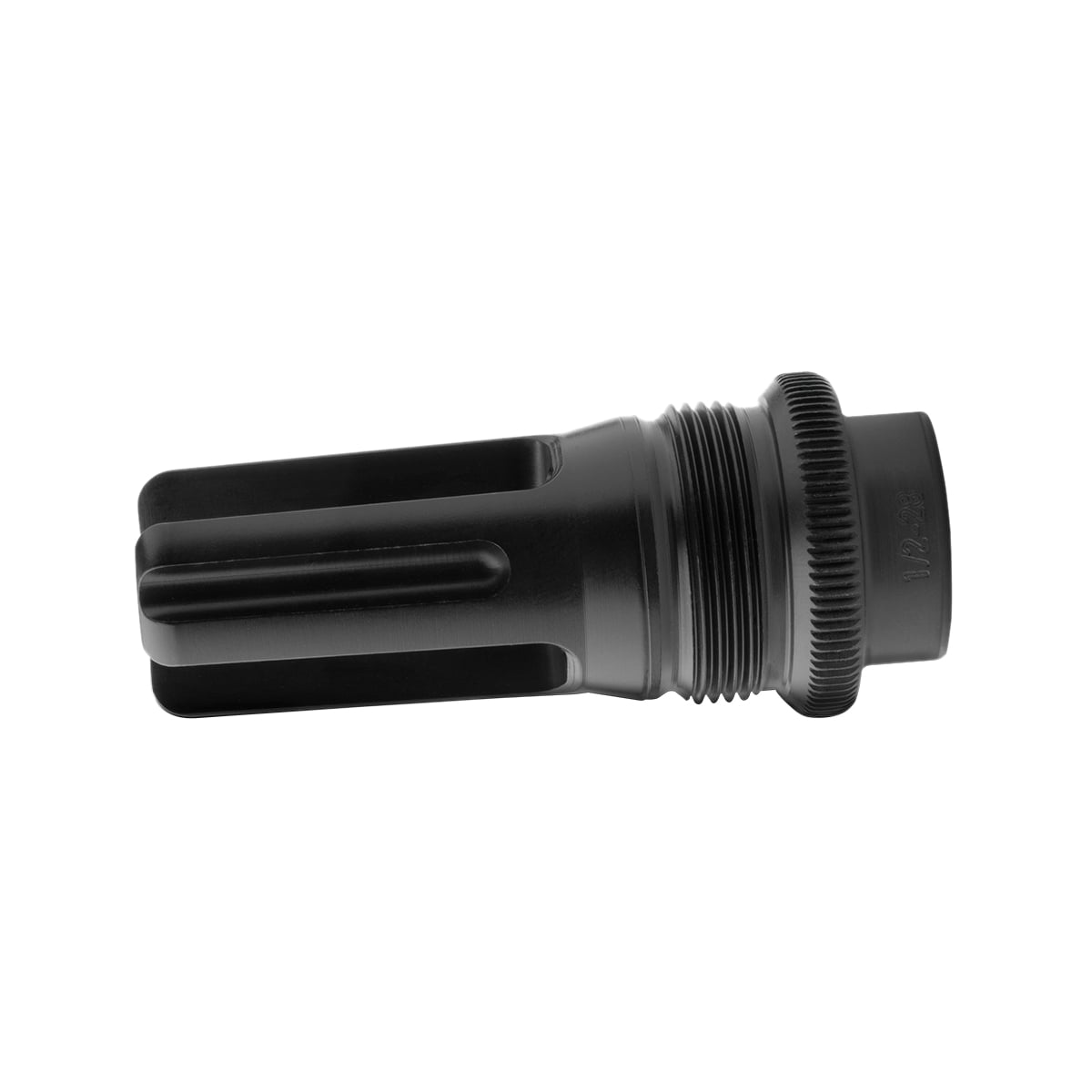 AAC Blackout Flash Hider 1/2-28, Black - Ultimate Flash Reduction - 65037