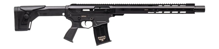 Panzer Arms PAAR12BLF AR12 G5 Semi-Auto 3" 5+1 18.50" Black Cerakote Aluminum/Polymer Receiver w/Picatinny Rail, M-LOK Handguards, Black Synthetic Stock