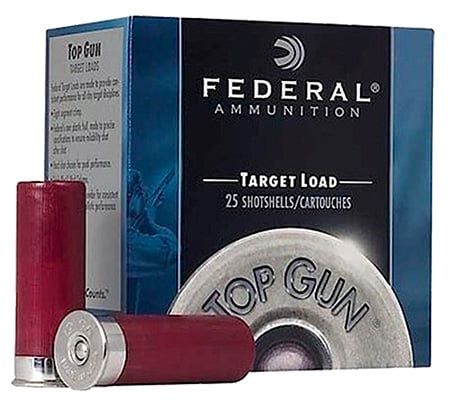Federal Top Gun Target Shotshell 12 ga 2-3/4″ 7/8 oz #8 1200 fps 25/ct - No Credit Card Fees - Low, flat rate shipping