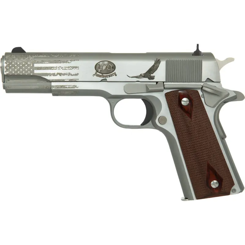 Colt 1911 Liberty 250th Pistol 45 ACP 5 in. Stainless w/250th Engraving 8 rd.