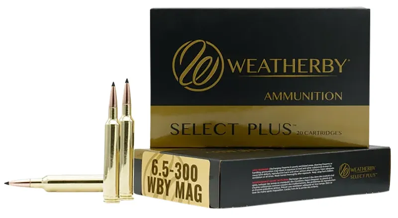Weatherby Select Plus 6.5-300 Wthby Mag 156 Gr Berger Extreme Outer Limits Elite (Box)