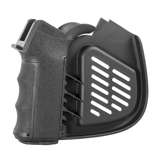 MFT Engage AR15 Featureless Grip W/ Interchangeable Front Straps, Black - EPGIRSC