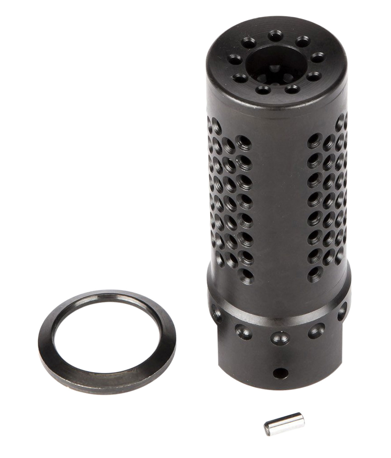 Spikes Tactical Dynacomp Extreme 5/8-24 Muzzle Brake, .308 Win, Black Nitride - SBV1019