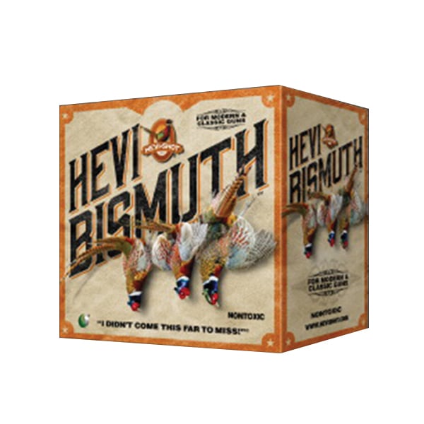 HEVI-Shot HEVI-Bismuth Upland Shotshells 12ga 2-3/4″ 1-1/4oz 1400 fps #5 25/ct - No Credit Card Fees - Low, flat rate shipping