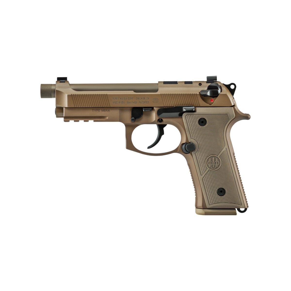 Beretta M9A4 GR 9MM FDE 4.7" 10+1 TB DECOCKER ONLY | CENTURION