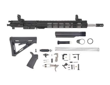 PSA 16" Mid-Length 1/7 Stainless Steel 13" Lightweight Hex M-lok MOE EPT Rifle Kit w/MBUS Sight Set