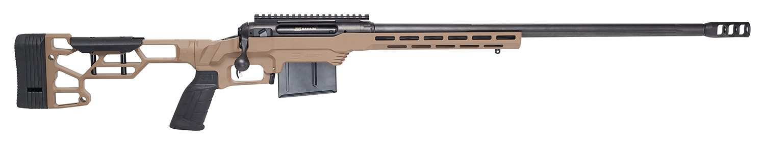 Savage Arms 110 Precision 6.5 PRC Bolt Action Rifle, Flat Dark Earth Cerakote - 57694