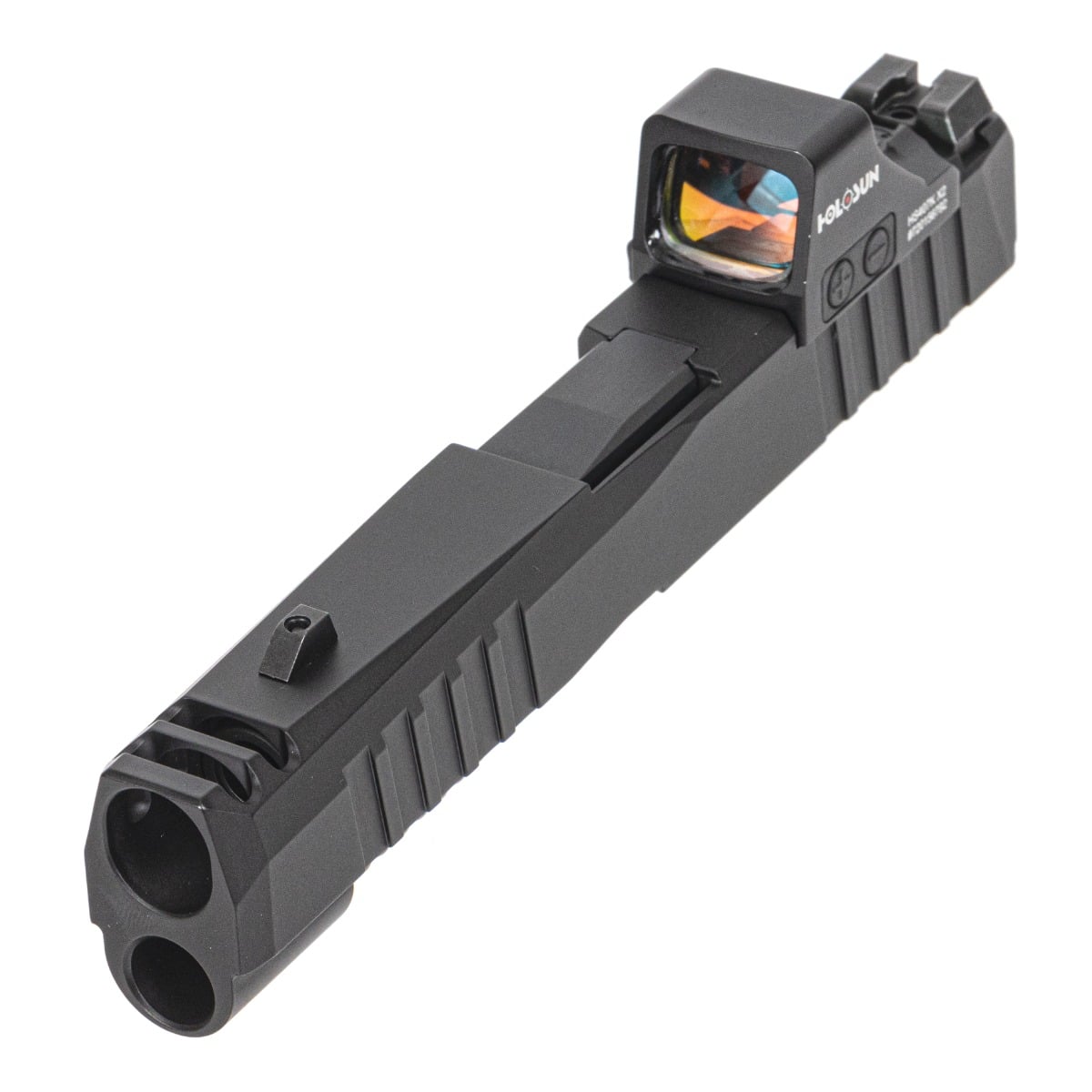 PSA Dagger Micro C-1 Complete Slide Assembly W/Non-Threaded Barrel & Shield Cut, Black