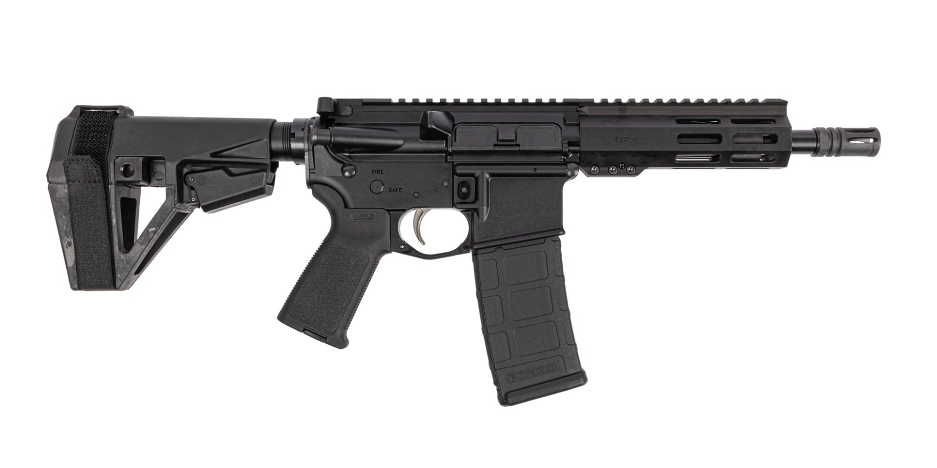 PSA 7.5" Pistol Length 300BO 1/7 Nitride 6" Lightweight Hex MLOK MOE EPT SBA5 Pistol