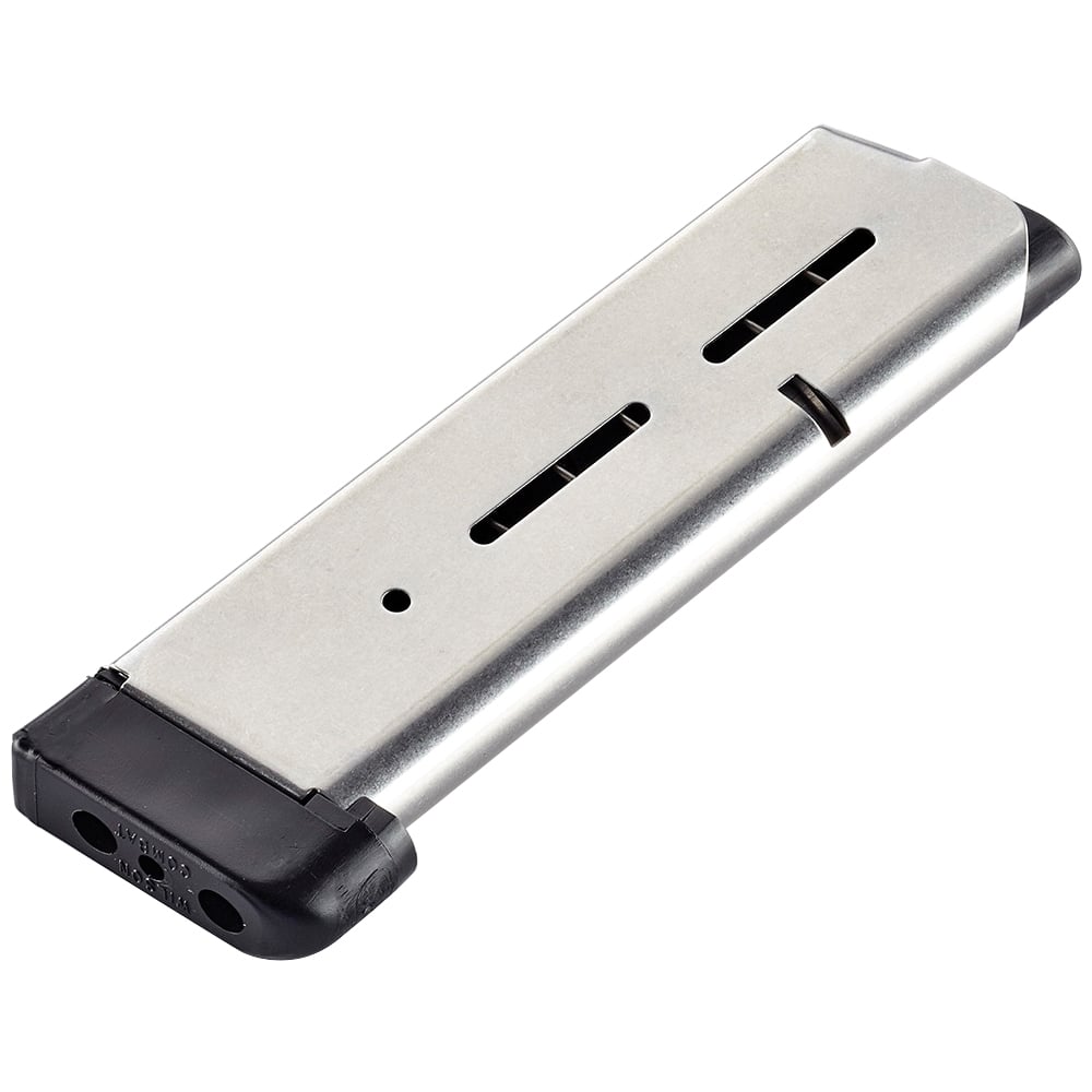 Wilson Combat 8 Round .45 ACP 1911 Extended Base Pad Detachable Magazine, Stainless Steel - 47DE