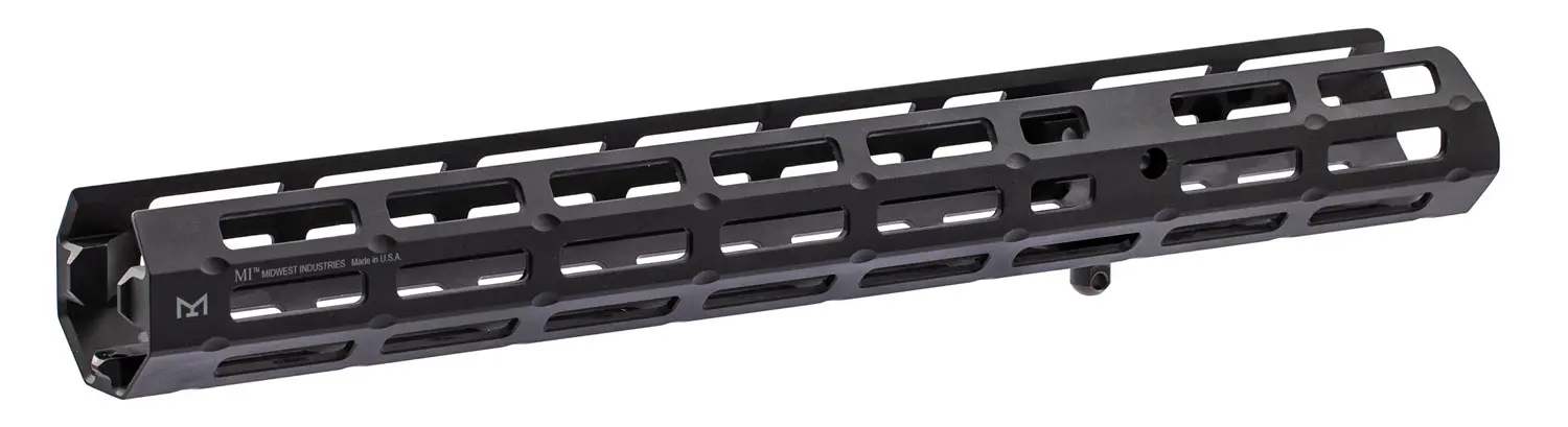 Midwest Industries MIMARMR Handguard made of Aluminum with Black Anodized Finish 13.63" OAL for Marlin
