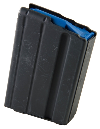 ASC Magazine: AR-15: 6.5 Grendel 15rd Capacity Black Marlube Stainless Steel Blue Follower - 15-65-SS-BM-BL-ASC