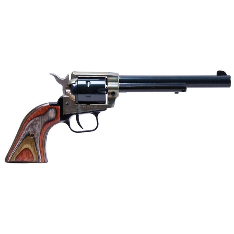 Heritage Manufacturing Rough Rider 6.5" .22lr/.22 Mag Small Bore Revolver, Simulated C-Hardened - RR22MCH6