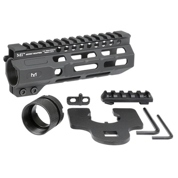 Midwest Industries MI Combat Rail M-Lok 6" AR-15 1-Piece Free Float Handguard - MICRM6