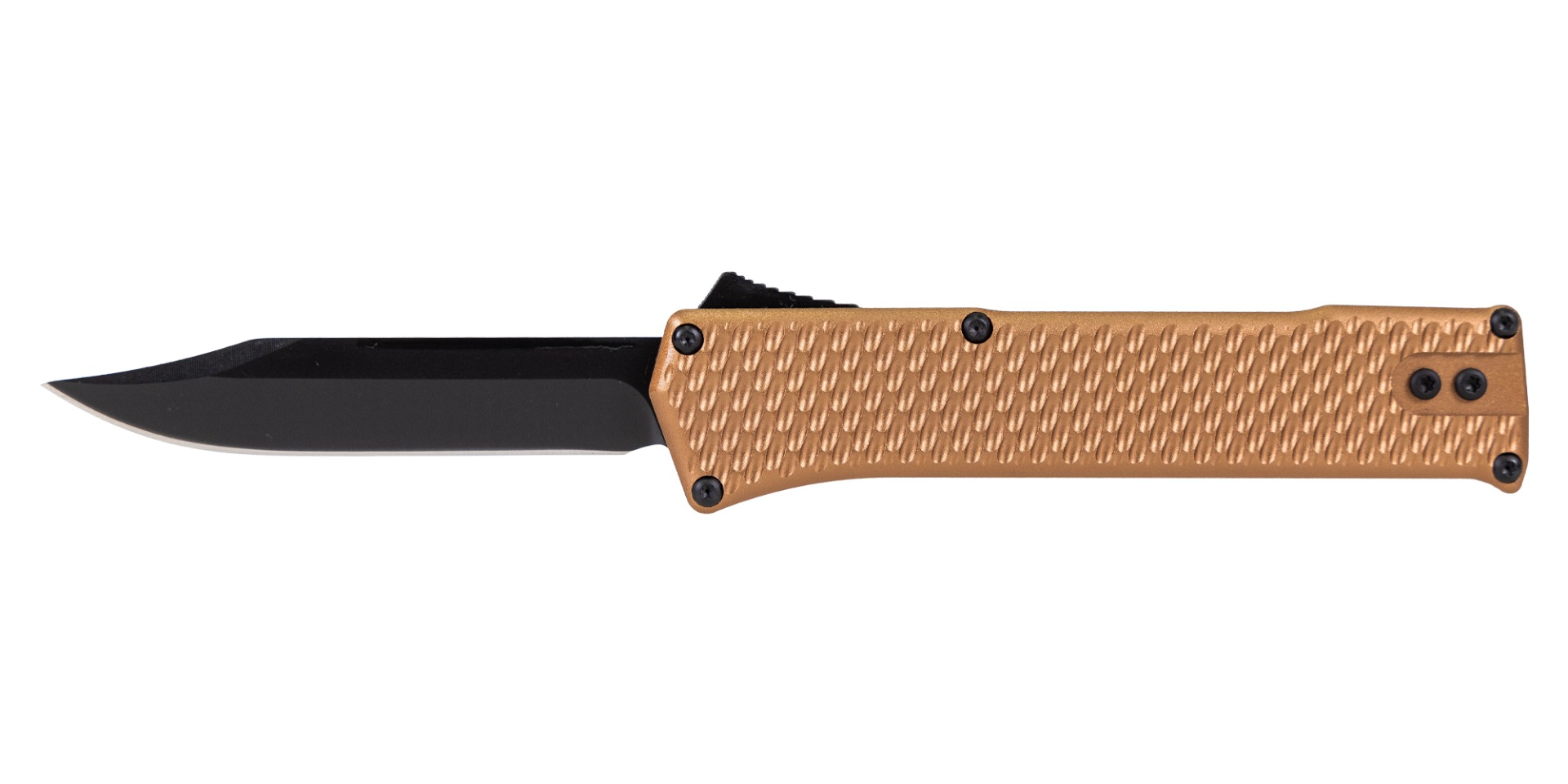 Kronos QuickDraw Compact OTF Knife, Bronze